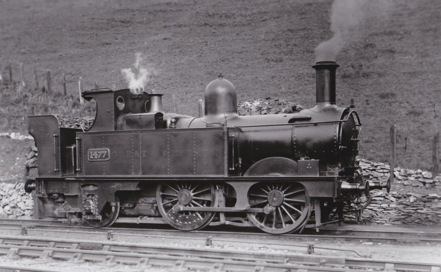 GWR 1477, rebuilt as the prototype version of the 3571 class
