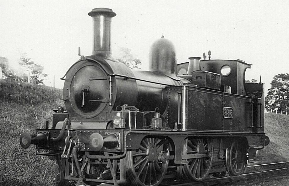 GWR 835 at Faringdon, 21 August 1926