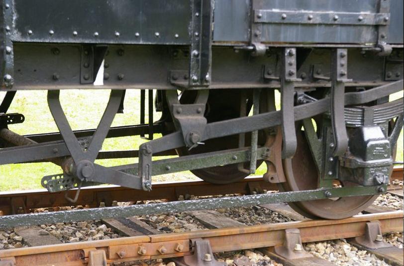 Photo: Detail of brake gear on N34 loco coal wagon at Didcot ©Jim Champ