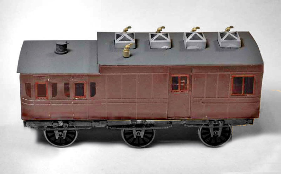 GWR Mail Carriage from a BGS 4mm scale kit
