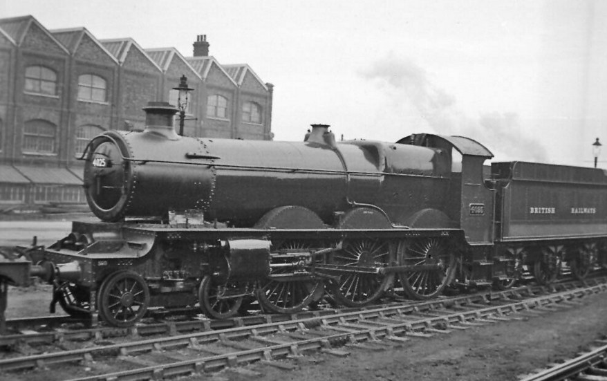 GWR Star 4025 in 1948, in unlined green