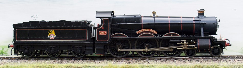 GWR Saint 2937 Clevedon Court, lined BR(W) mixed-traffic black livery, by Ted Kanas