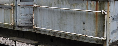 GWR brake van handrails - later style
