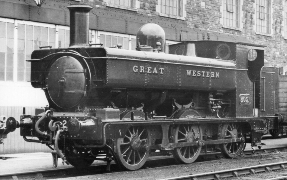 GWR 2051 at Swindon on 3 March 1935