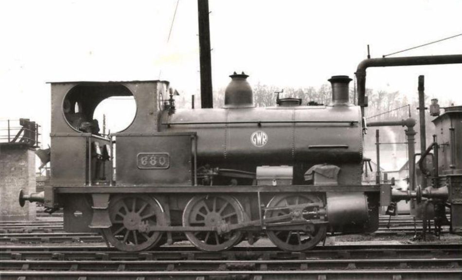 GWR 680 at Oswestry