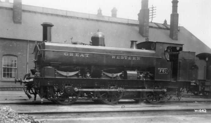 GWR Buffalo tank 751 at Swindon in 1929