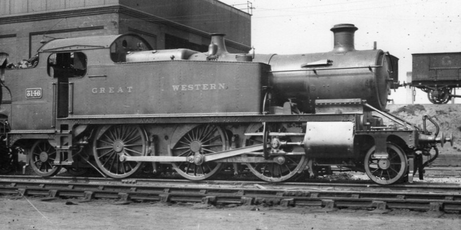 GWR Prairie 3146 at Old Oak Common in May 1921