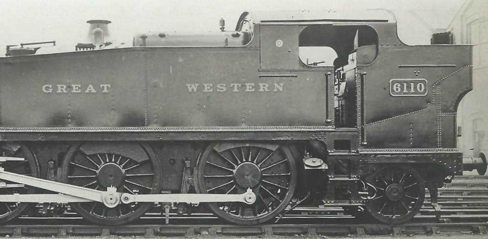 GWR 6110 large prairie soon after building in 1931