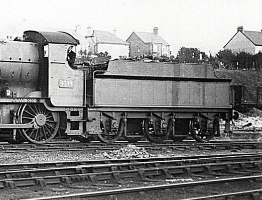 3500g tender behind Mogul 4344 at Weymouth, 11 October 1931