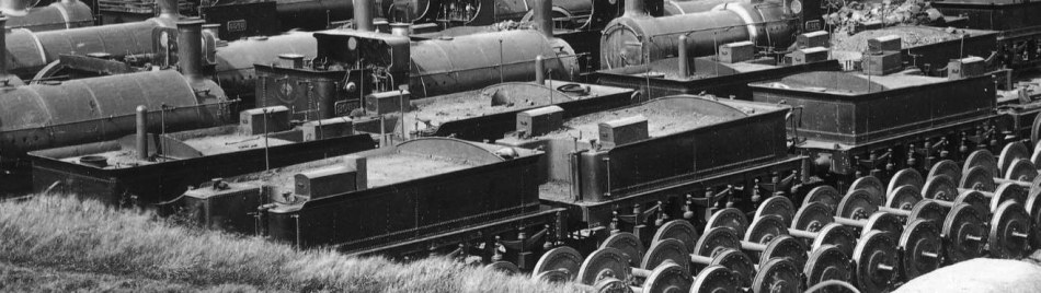 Broad Gauge tenders on Swindon dump, May 1892