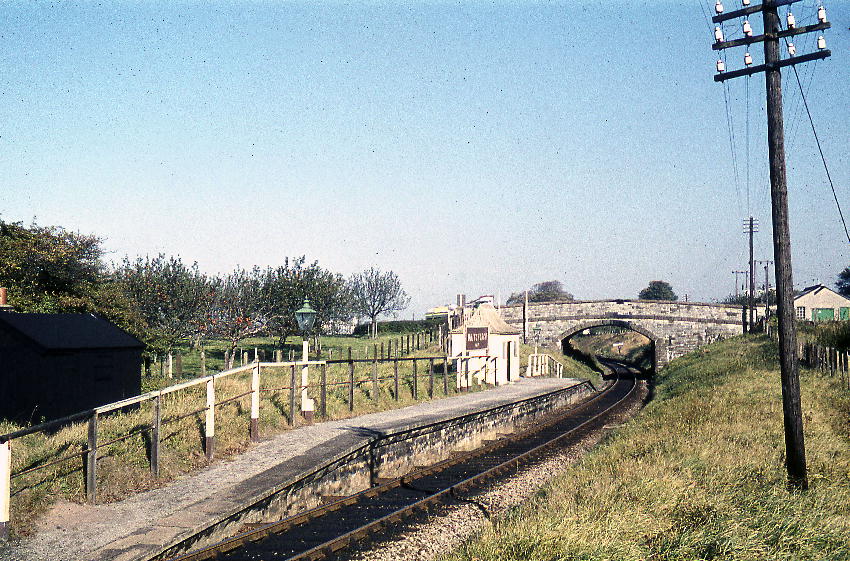 Whitchurch Halt, shortly before closure